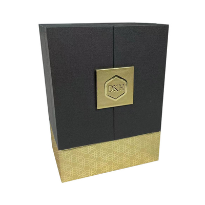 Buy Custom Color High End Luxury Double Open Door Cardboard Perfume Box with Foam Insert online manufacture