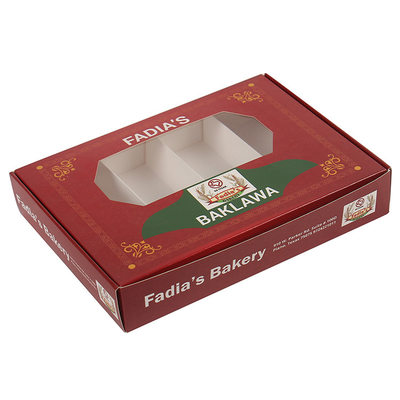 comprare Scatola di biscotti di cartone stampato su misura con divisori Ordine su misura Finestra chiara online manufacture