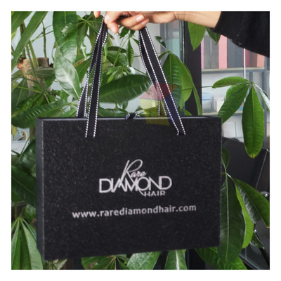kopen Gepersonaliseerde haarverlenging verpakkingsdozen schuifladen met lint handvat online manufacture
