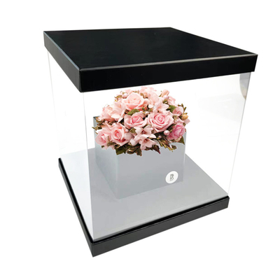 comprar Caja de flores transparente de alta gama laminado con mate reciclable y portátil online manufacture