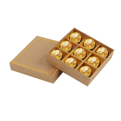 comprare Scatola regalo in carta alimentare di foglio d'oro riciclabile Scatola di cioccolato personalizzata online manufacture