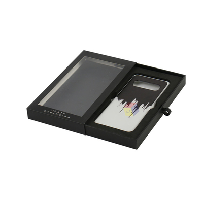 comprar Caja de embalaje electrónico reciclable, cajón deslizante ecológico con ventana transparente online manufacture