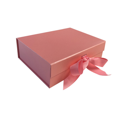 kopen Roze stevige papier Magnetisch karton cadeaubon gerecycled aandenken met lint online manufacture