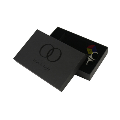 comprar Logotipo personalizado Papel rígido preto Embalagem de papelão Cobertura e base Caixas de presente Encomendas personalizadas online manufacture