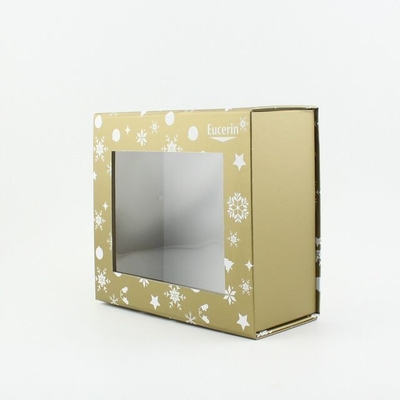 kopen Eco-vriendelijke veelzijdige luxe kartonnen dozen op maat met helder pvc-venster online manufacture