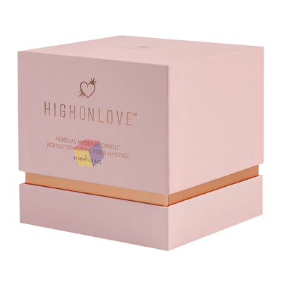 comprar Caja de regalo de velas perfumadas hecha a mano de cartón rígido con tapa e inserción de espuma online manufacture