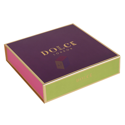 Buy Magnetic Folding Sweet Boxes Packaging Rigid Cardboard With Paper Divider online manufacture