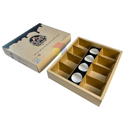 kopen Recycled Food Paper Gift Box Kraft Paper vouwbare takeaway papieren dessertdozen online manufacture