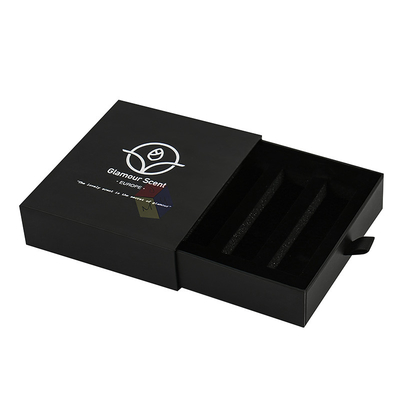 kaufen Custom Kosmetikverpackungskiste Lippenstift Schiebe Schublade Geschenkboxen mit Schaumbehälter online manufacture