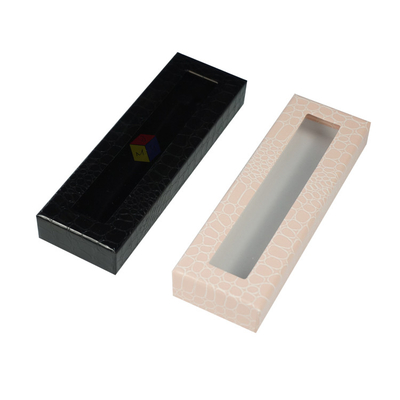acheter Des stylos cadeaux en carton rigide noir de luxe sur mesure boîte d'emballage avec plateau à ampoules online manufacture