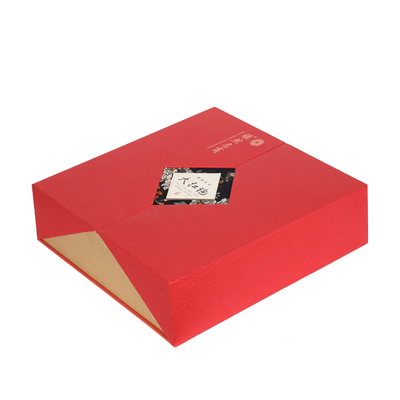 comprar Design de luxo Cartão duro de porta dupla papel magnético caixa de chá personalizada embalagem com divisor online manufacture