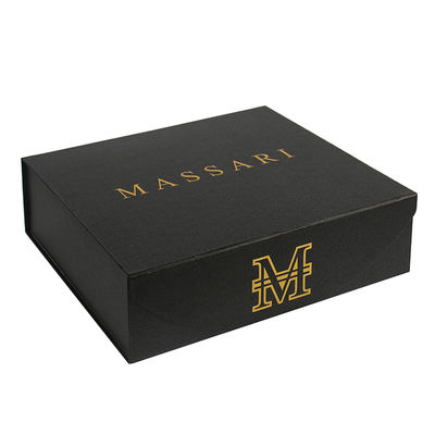 comprar ISO90001:2008 Certificado tamaño más grande SGS Certificado caja de embalaje de ropa negra para ropa masculina online manufacture
