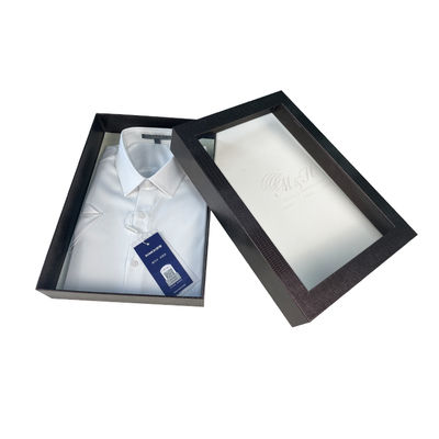 Buy Luxury Custom Logo Apparel Packaging Box with 157gsm Coated Paper and 1500gsm Cardboard MOQ 500pcs online manufacture