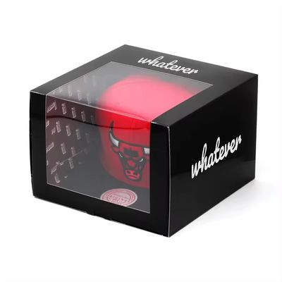 kaufen Quadratische billige Karton-Hut-Box mit klarem Fenster und 1-3 Tage Probezeit für Großhandel online manufacture