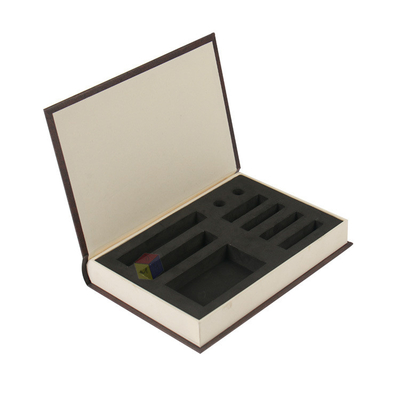 Luxury Design False Book Shape Magnetic Close Gift Картонная бумажная упаковочная коробка с вставкой Эвы