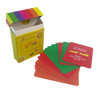 Custom Design Logo Printed Magnetic Display Paper Gift Rigid Cardboard Deck Box Cards