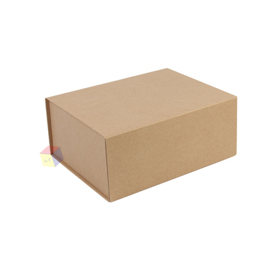 Collapsible Folding Rigid Cardboard Clothing Kraft Apparel Packaging Box With Magnetic Closure
