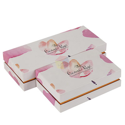 Paquete de papel de perfume cosmético botella goteadora de aceite esencial caja regalo embalaje con bandeja de espuma Eva