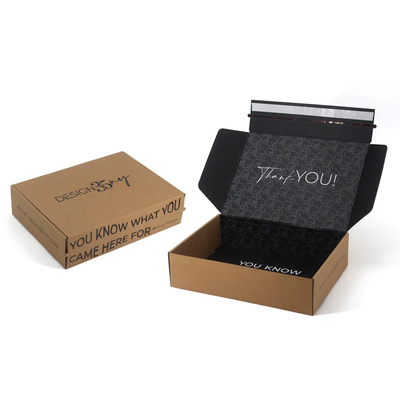 Kraft golfdraad Verzending Eco-vriendelijk Gemakkelijk tear trip Zipper Mailing Custom Mailer Dozen Papierverpakking