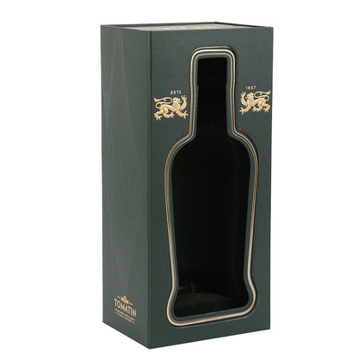 Luxury Premium Hard Cardboard Custom Logo Magnetic Wine Gift Box Packaging With Window