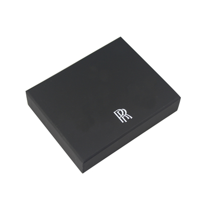 Luxury Custom Logo Soft Touch Black Rigid Cardboard Paper Boxes Coin Packaging With EVA Foam Tray